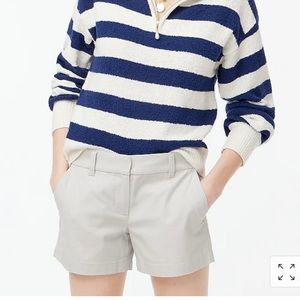 Light grey 3.5 jcrew chino shorts